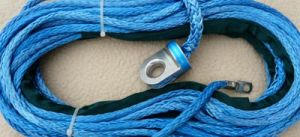 Synthetic dyneema winch rope for warn and runva winches